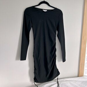 Top shop long sleeve cinch side dress